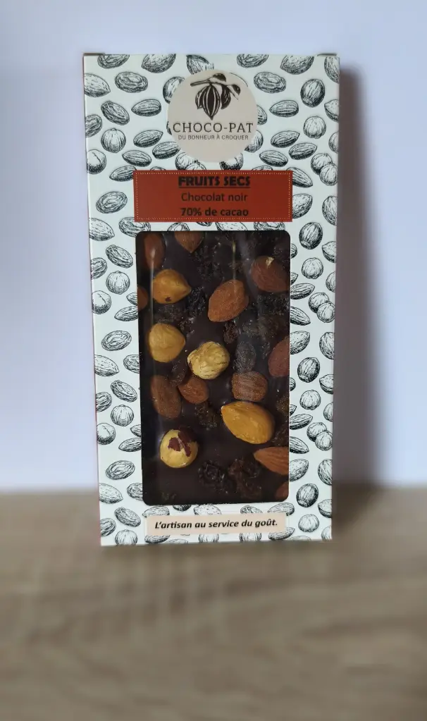 Fruits secs - Chocolat noir 70%