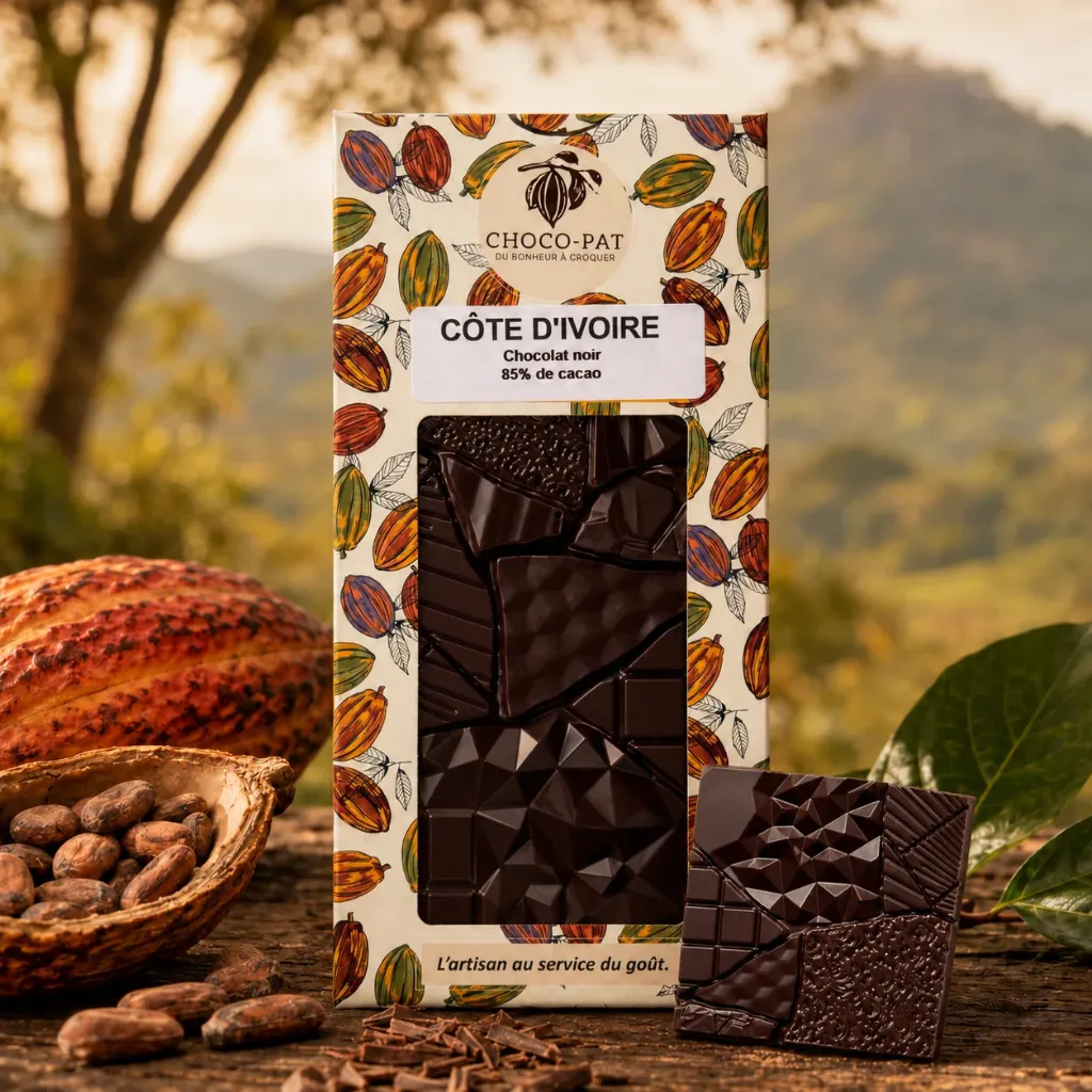 [CHOCO-005] Tablette Côte d'Ivoire - Chocolat noir 85%