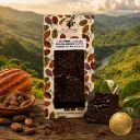 Tablette Colombie DE LA SERRANIA - Fèves transportées à la voile - Chocolat noir de Colombie 75% de cacao.