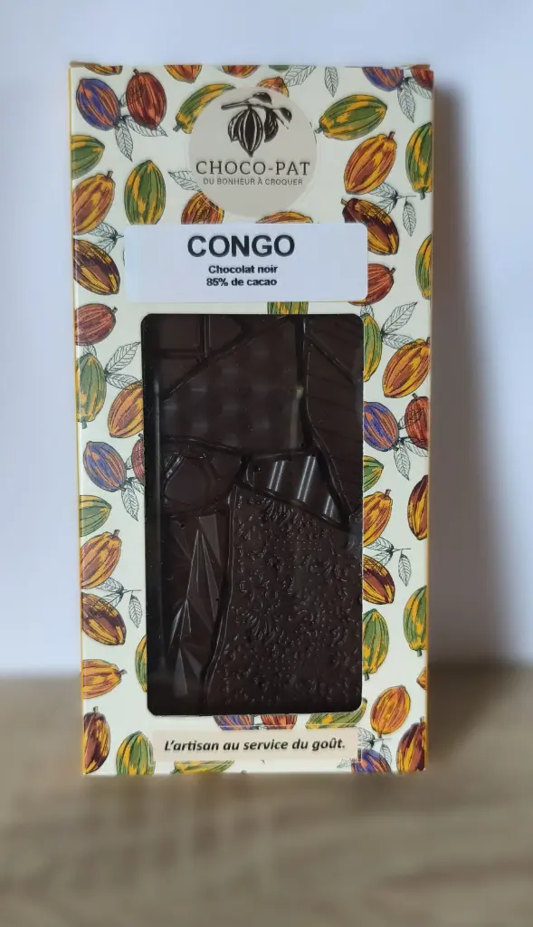 Tablette Congo - Chocolat noir du Congo 85% 