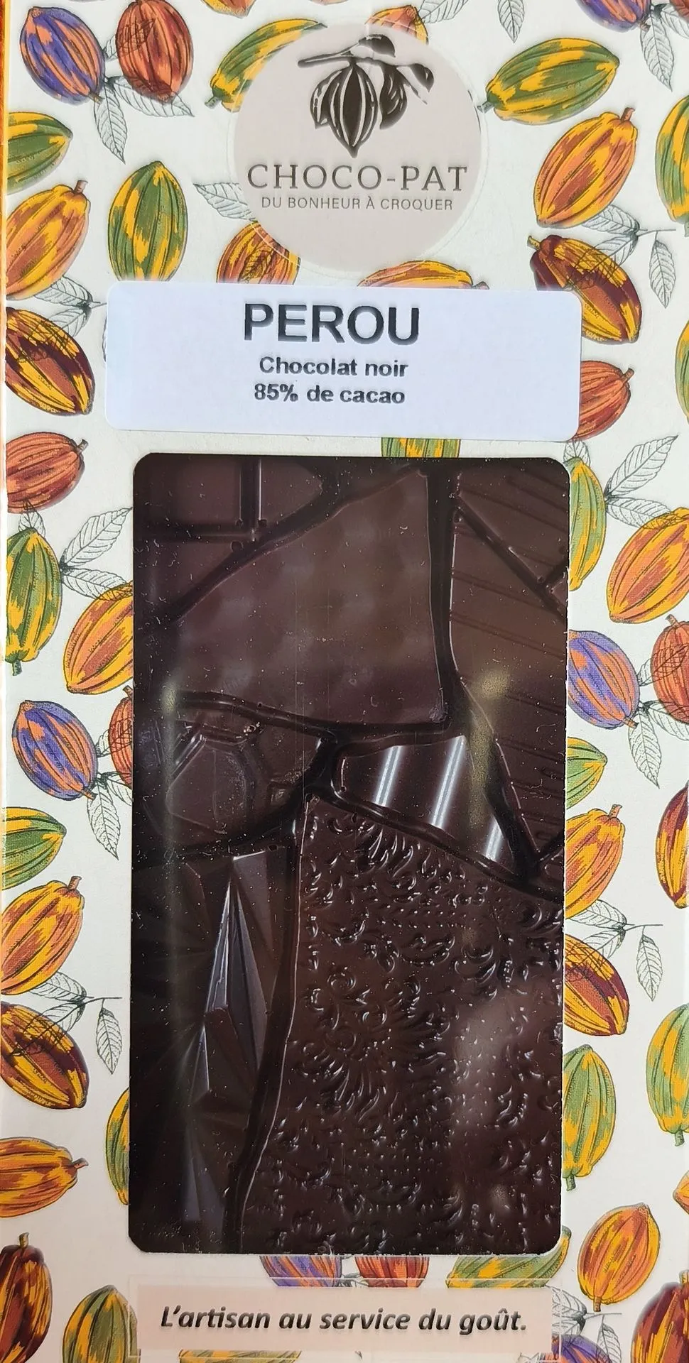 Tablette Pérou - Chocolat noir 85%