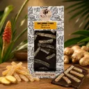Tablette de chocolat noir  70% au gingembre confit