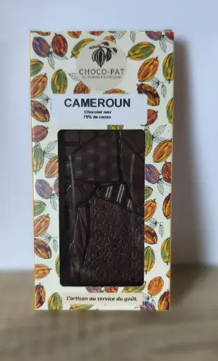 Tablette Cameroun - Chocolat noir 75%